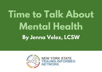 Time to Talk About Mental Health - blog post
